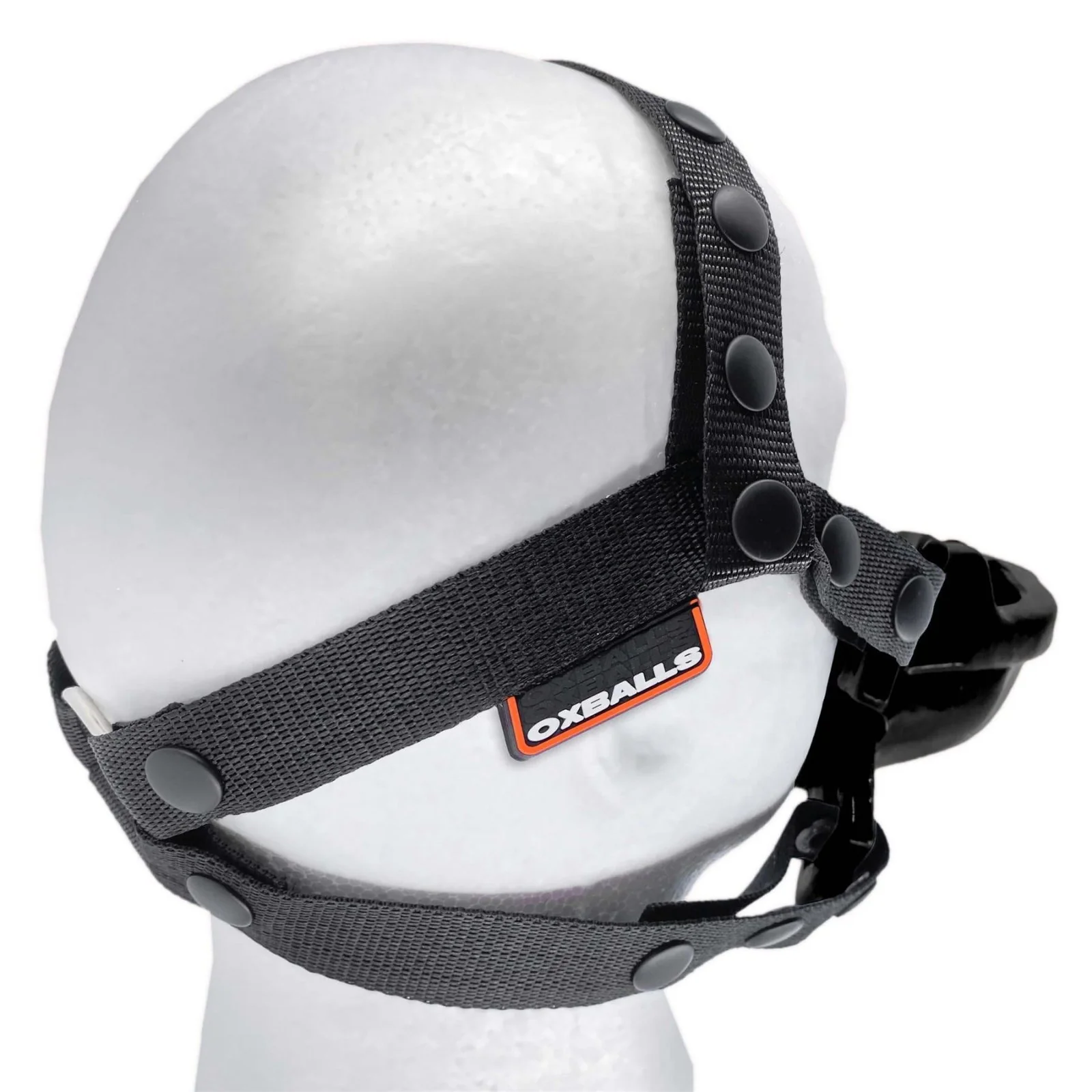 OXBALLS Watersports Strap-On Gag, Black - Image 4