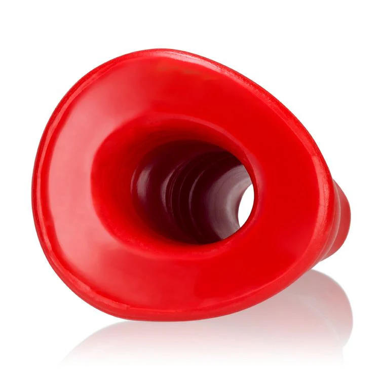 OXBALLS Pig Hole Deep, Tunnel Plug, Red, Large - Image 2