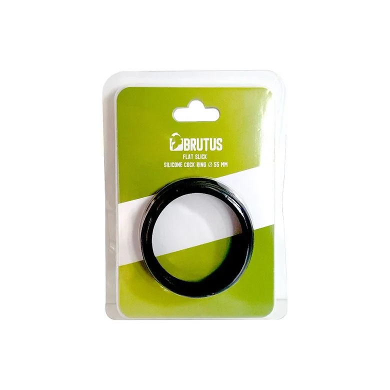 Brutus Flat Slick Silicone Cock Ring