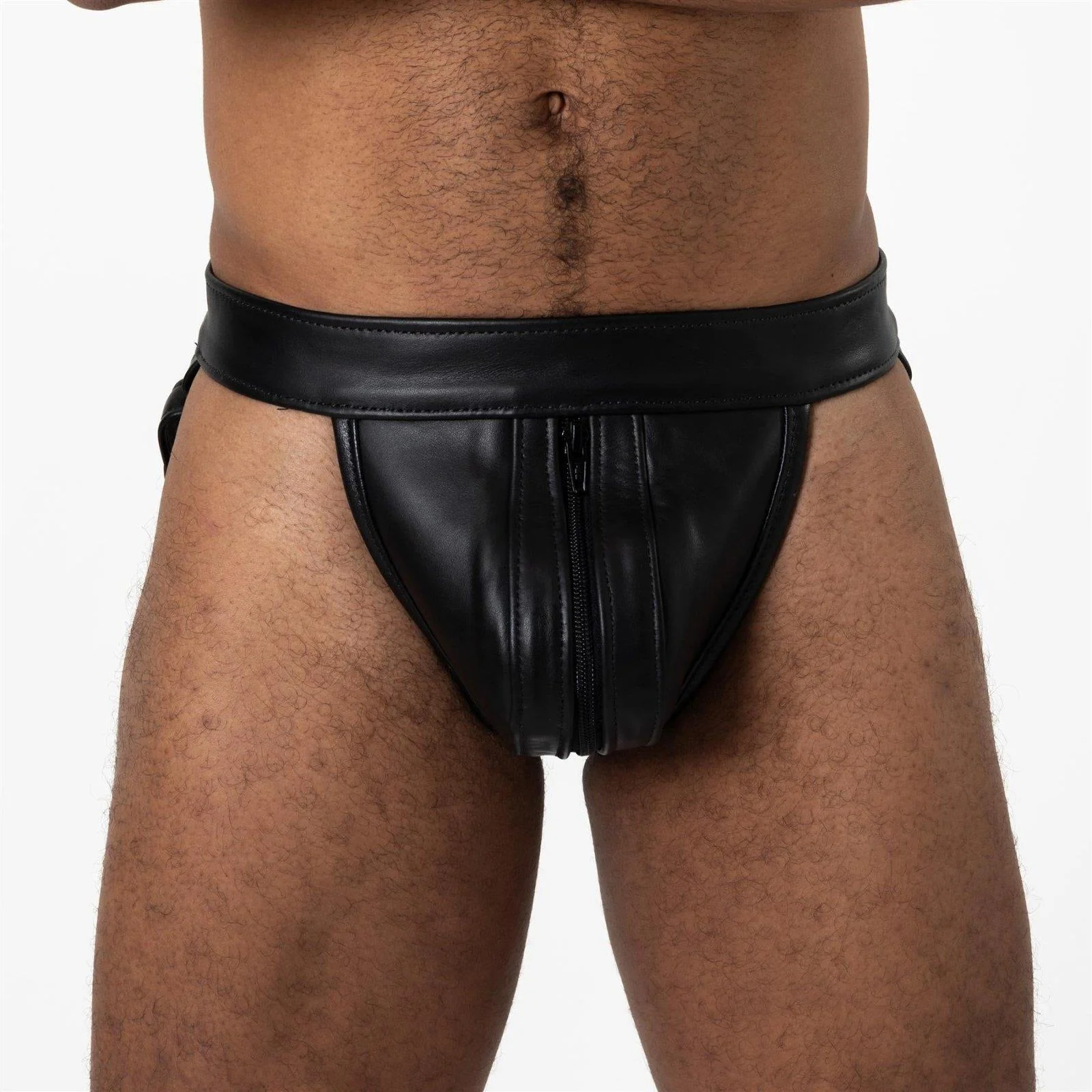 Ramrod Leather Zipper Jock
