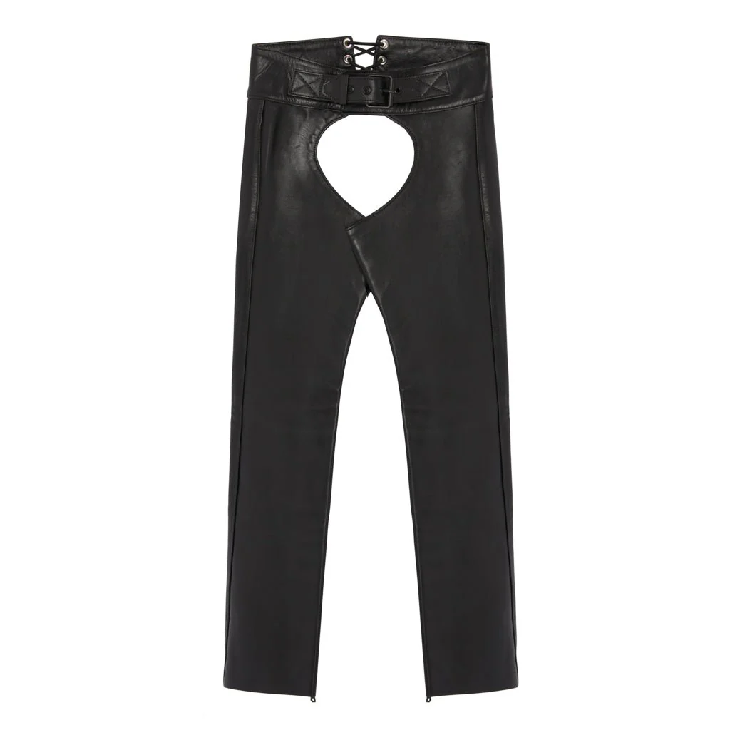 Shorthorn Leather Chaps, Slim Fit // Made to Order - Image 2