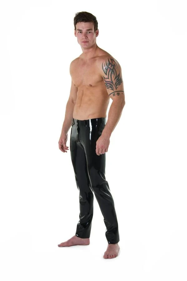 Low-Rise Rubber Jeans // Made to Order - Image 2